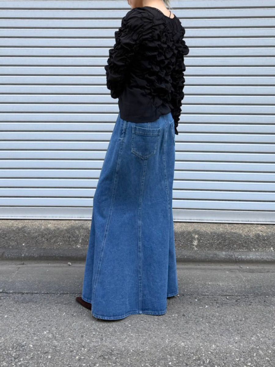 【Mewl】シャーリングトップス/M261-13031