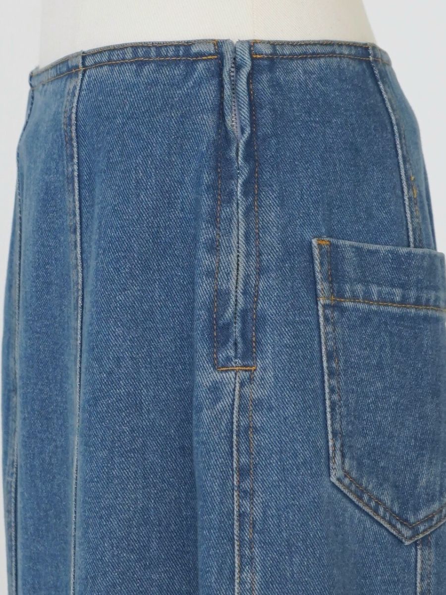 【Mewl】デニムマーメイドスカート/M261-23018