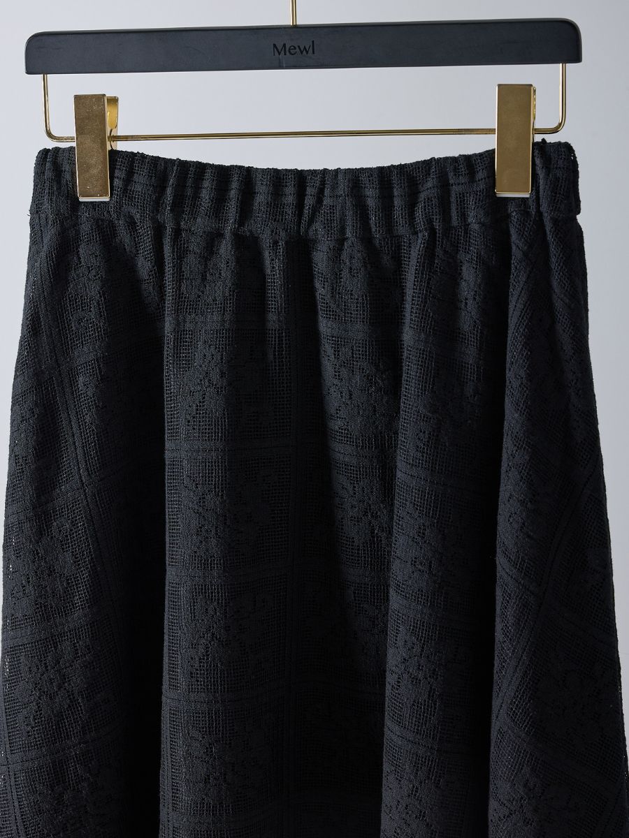 【Mewl】レースサーキュラースカート/M261-23019