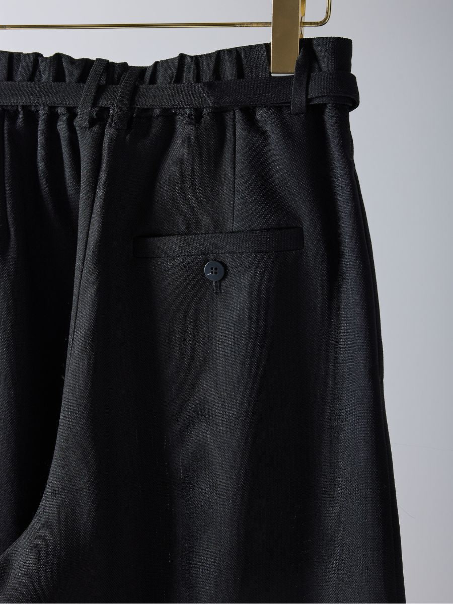 【Mewl】ベルト付きタックワイドパンツ/M261-33003