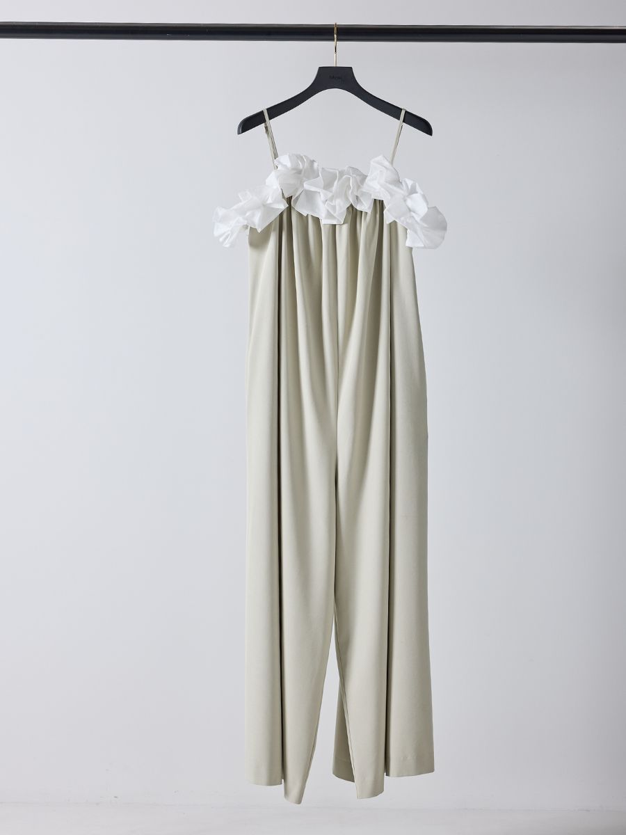 【Mewl】バブルフリルサロペット/M261-33007