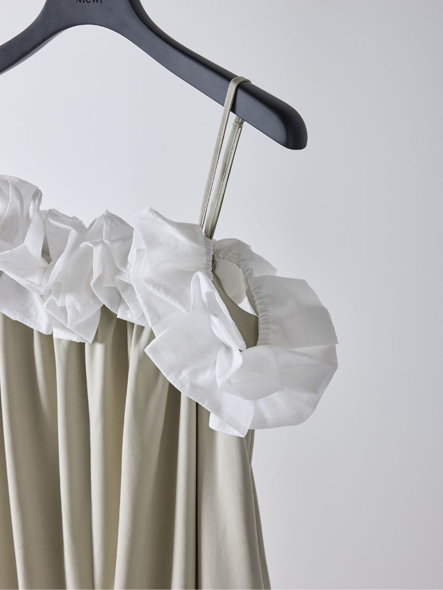 【Mewl】バブルフリルサロペット/M261-33007