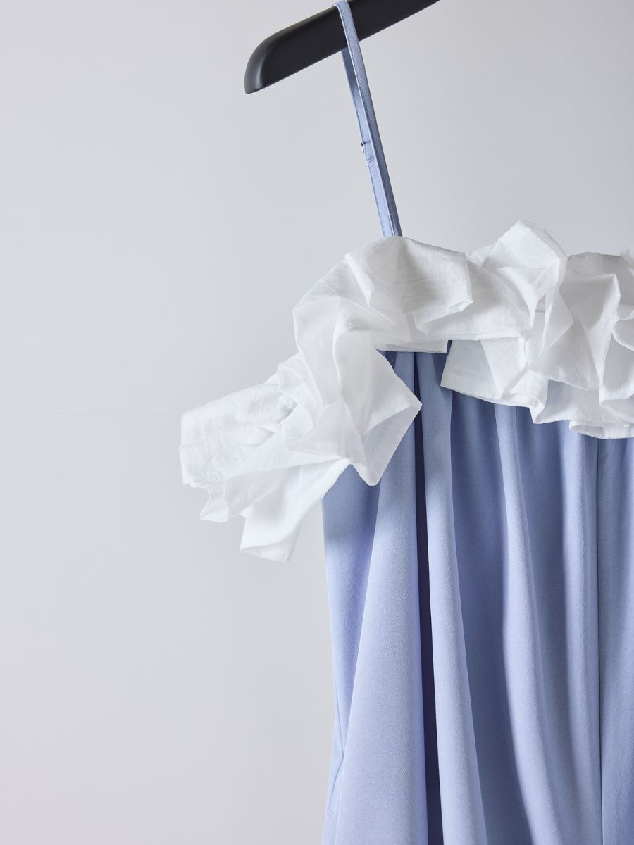 【Mewl】バブルフリルサロペット/M261-33007