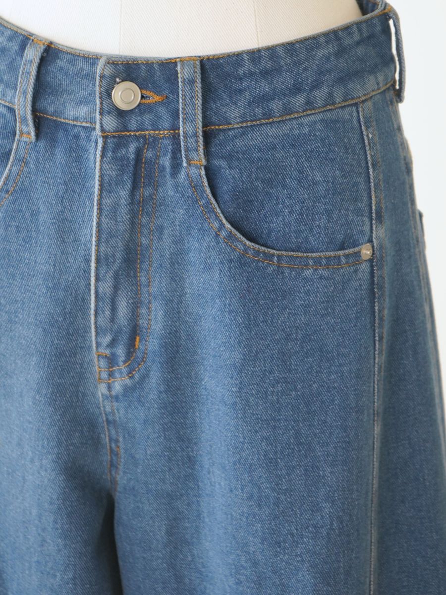 【Mewl】スーパーワイドデニム/M261-33017