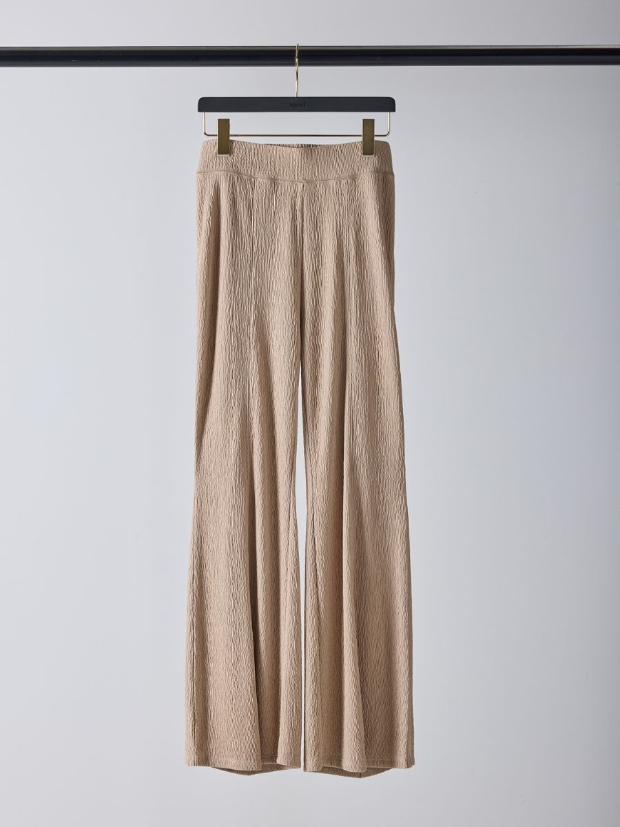 【Mewl】ふくれジャガードフレアパンツ/M261-33020