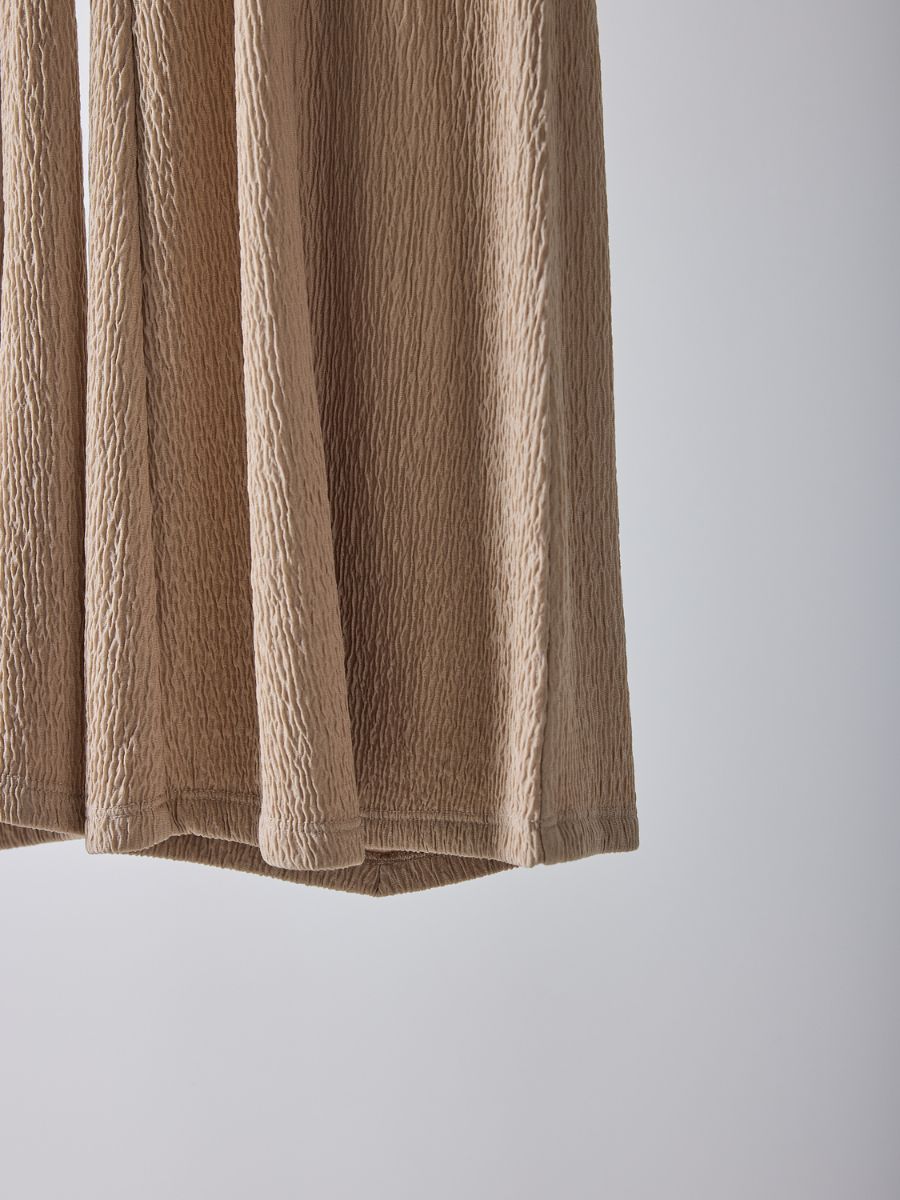 【Mewl】ふくれジャガードフレアパンツ/M261-33020