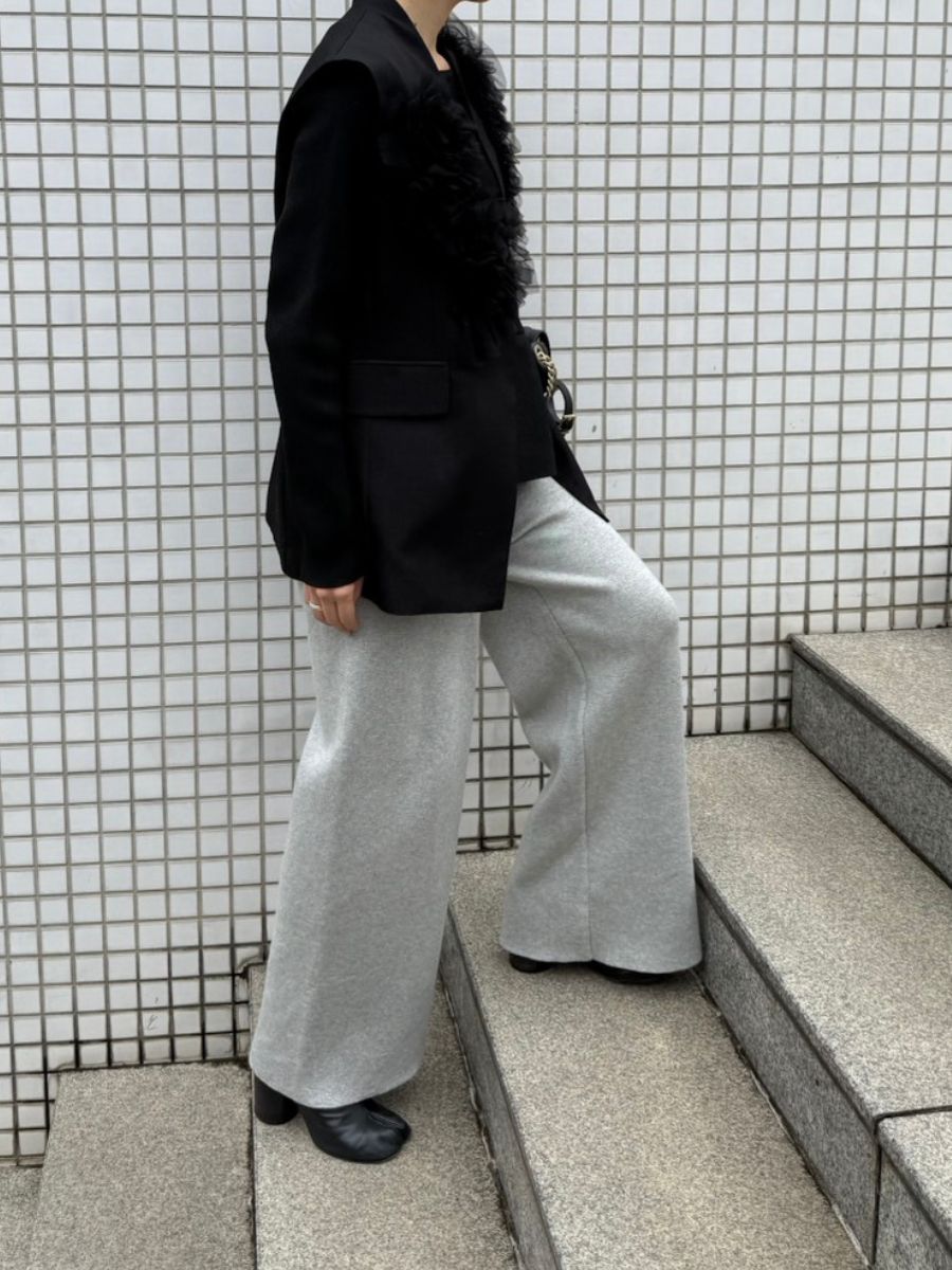 【Mewl】スウェットライクニットパンツ/M261-33026