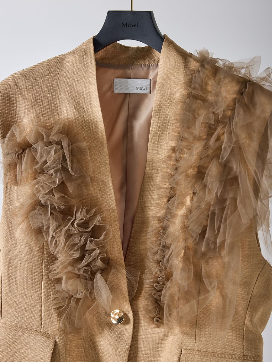 【Mewl】チュールフリルベスト/M261-43001