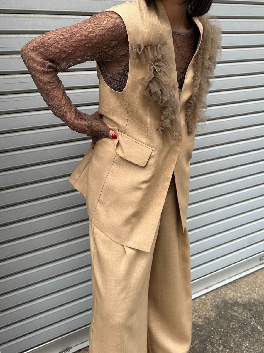 【Mewl】チュールフリルベスト/M261-43001