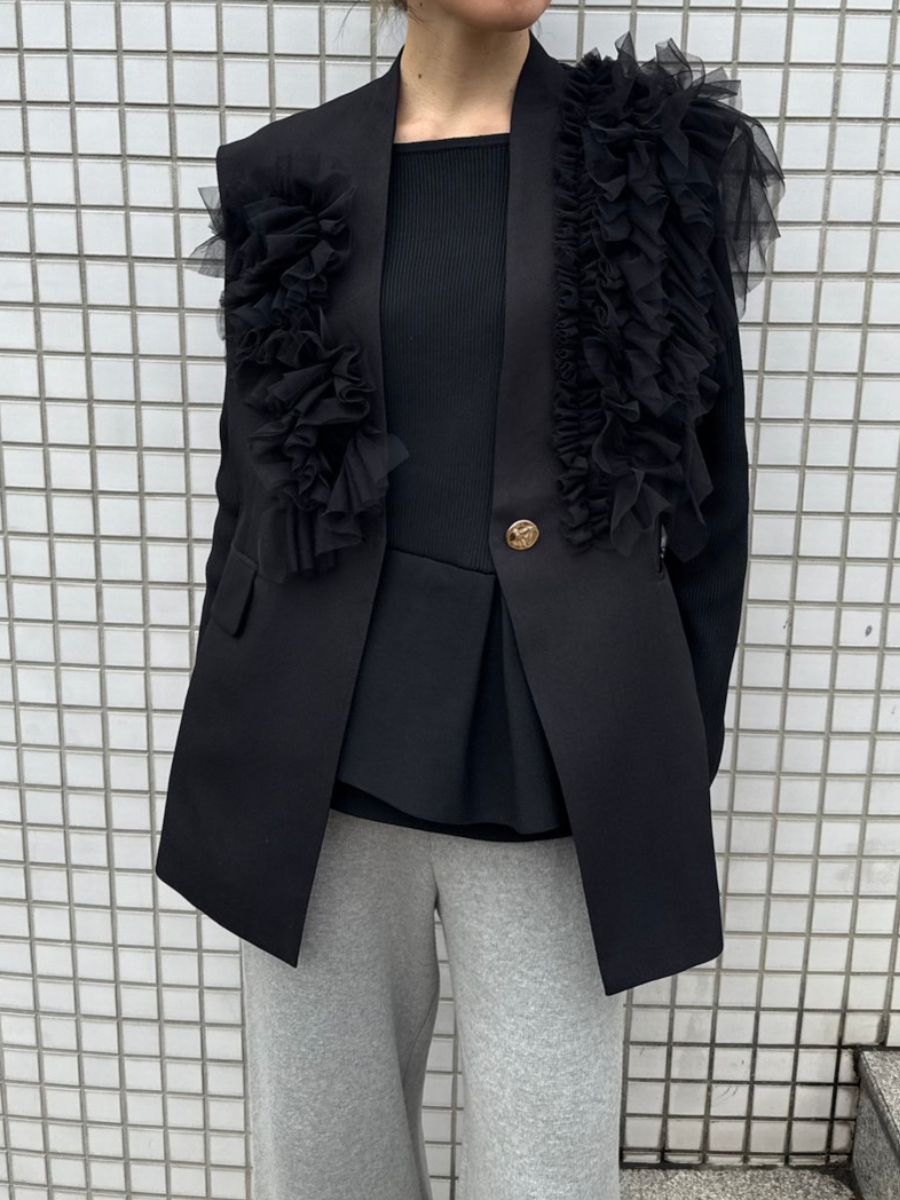 【Mewl】チュールフリルベスト/M261-43001