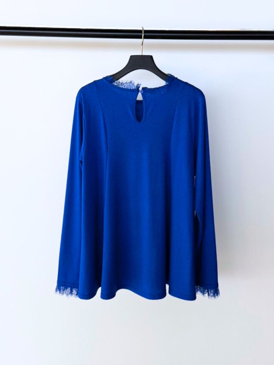 【Mewl】レースカラーフレアトップス/M261-83030