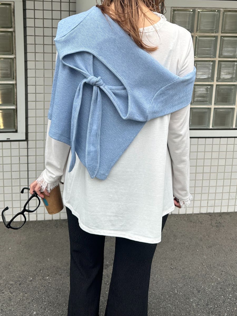 【Mewl】レースカラーフレアトップス/M261-83030