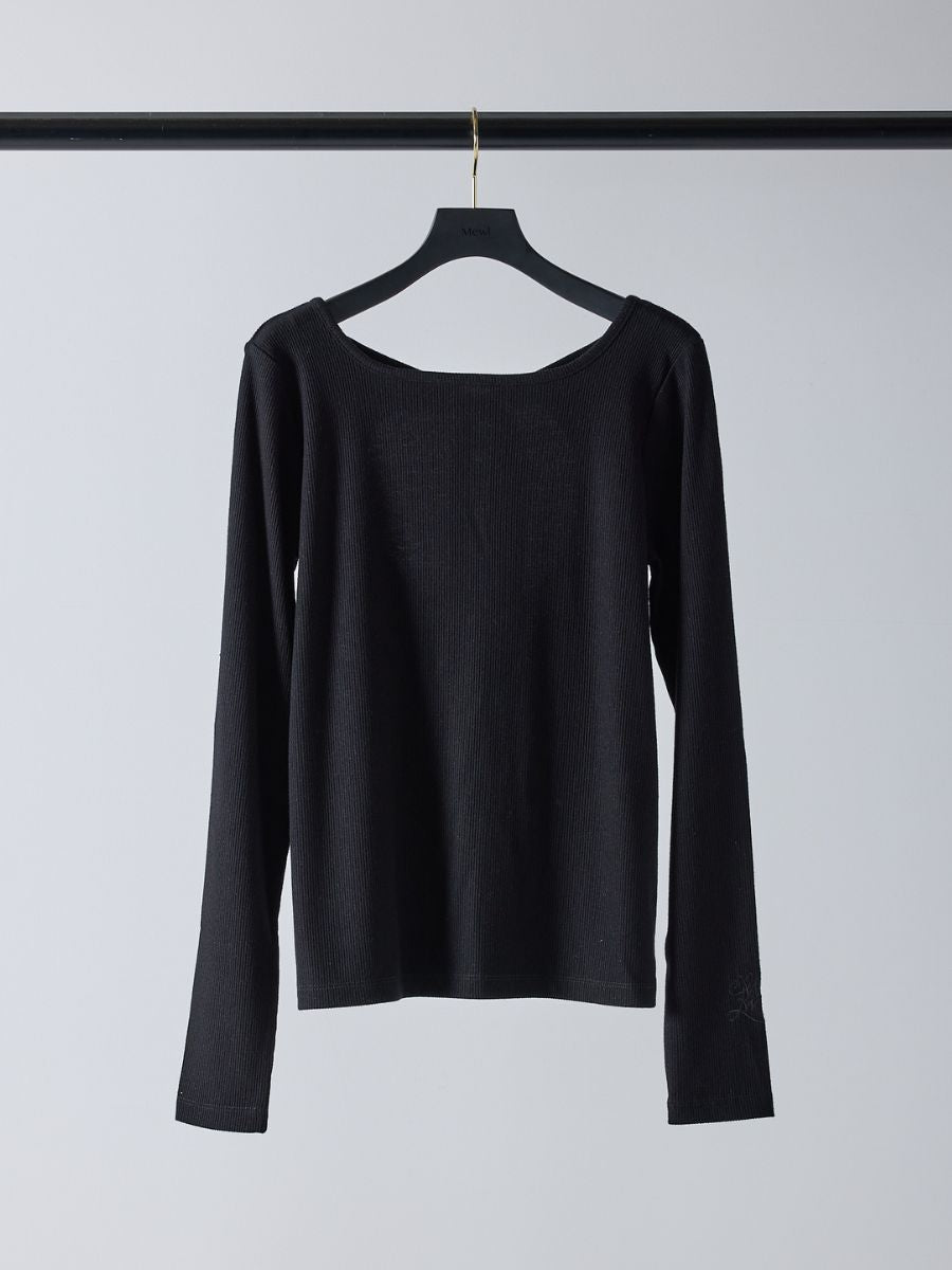 【Mewl】ラメリブバックリボントップス/M261-87023