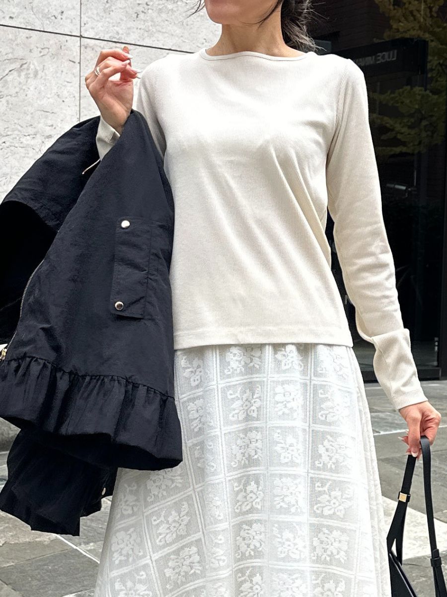 【Mewl】ラメリブバックリボントップス/M261-87023