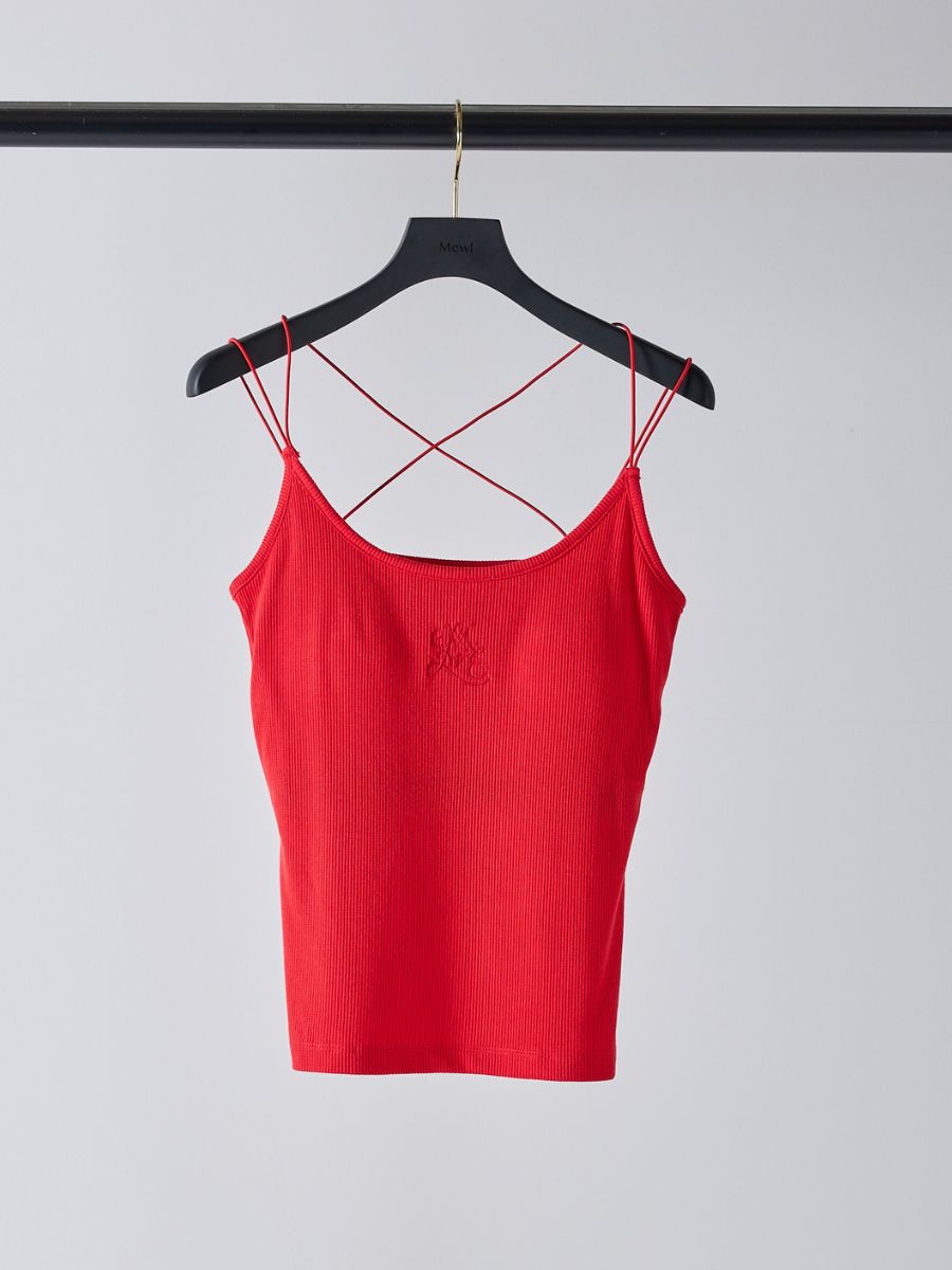 【Mewl】ラメリブカップ付きキャミ/M261-87024