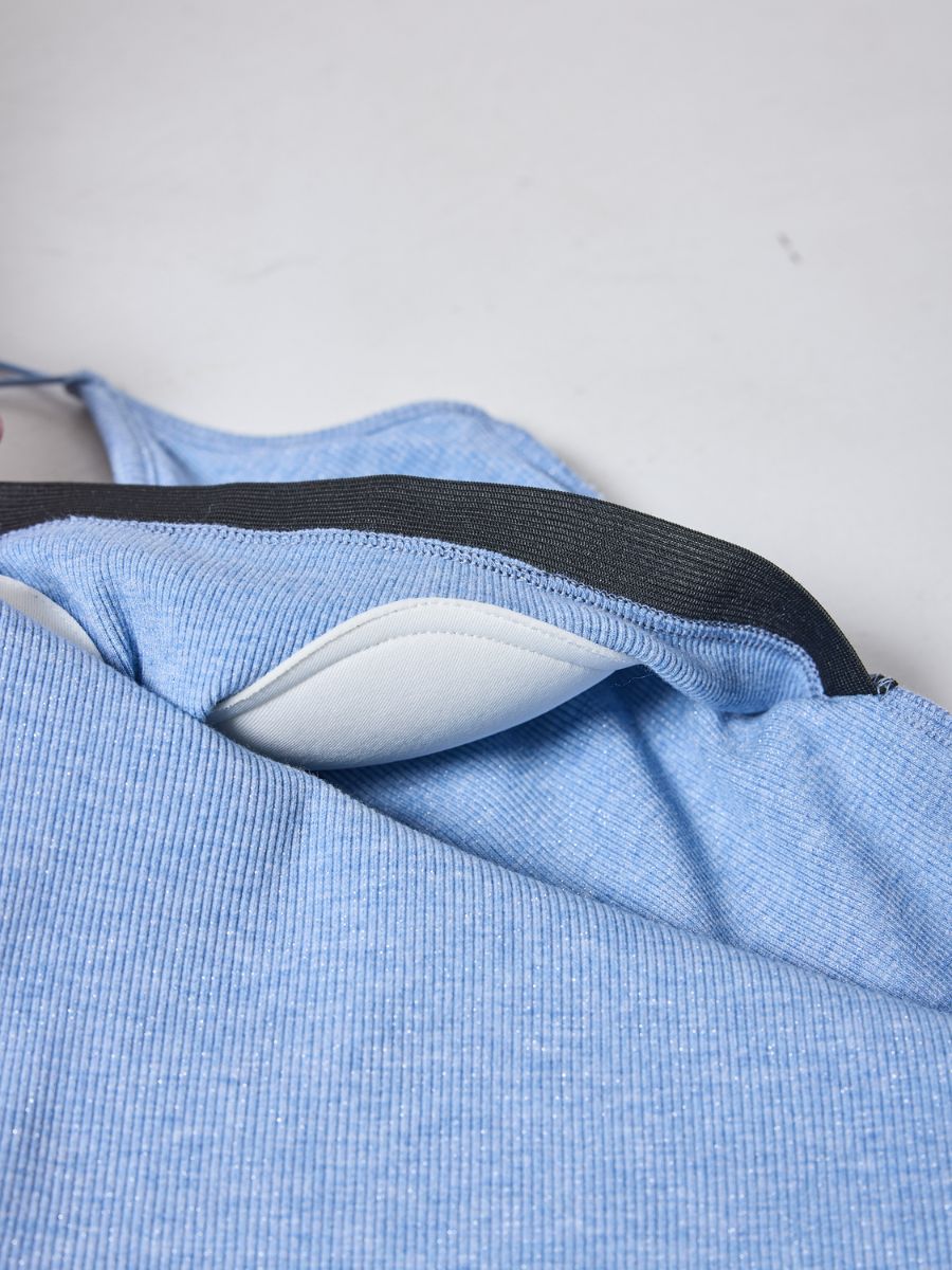 【Mewl】ラメリブカップ付きキャミ/M261-87024