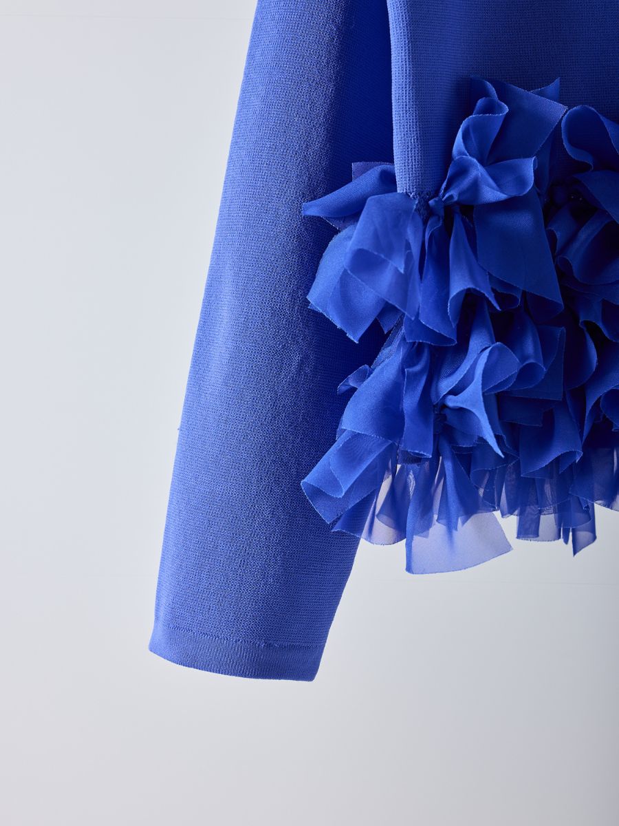 【Mewl】リボンフリンジカーデ/M261-97027