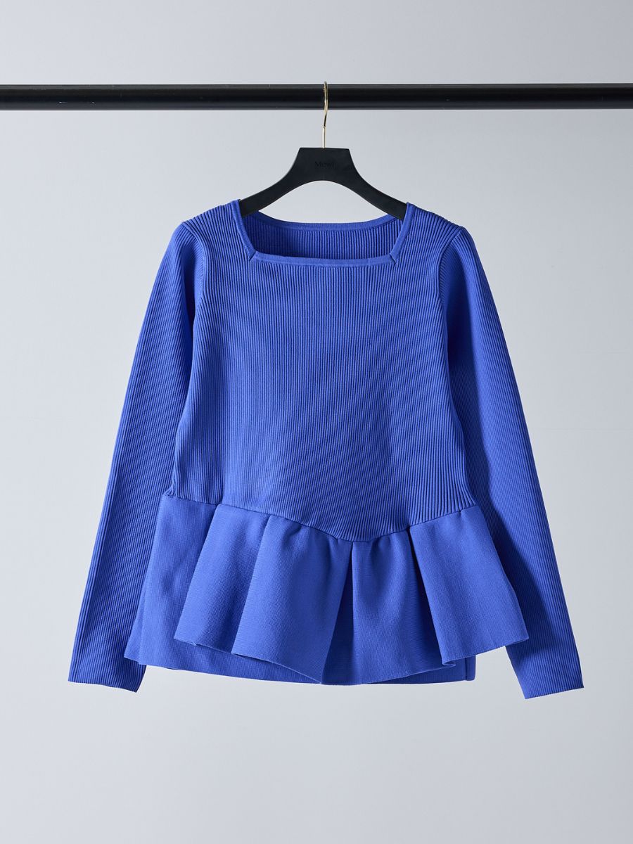 【Mewl】ペプラムニット/M261-97028