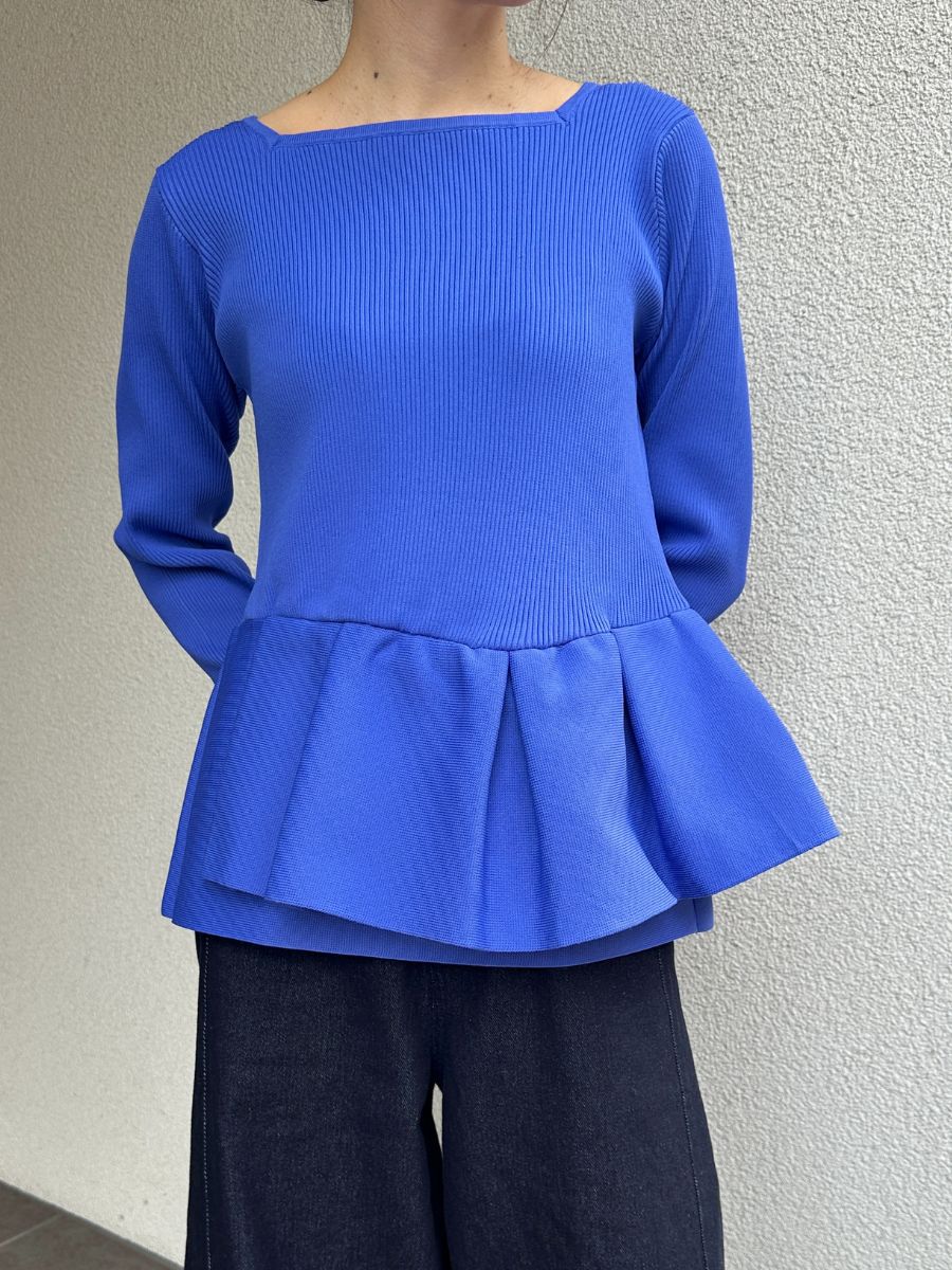 【Mewl】ペプラムニット/M261-97028