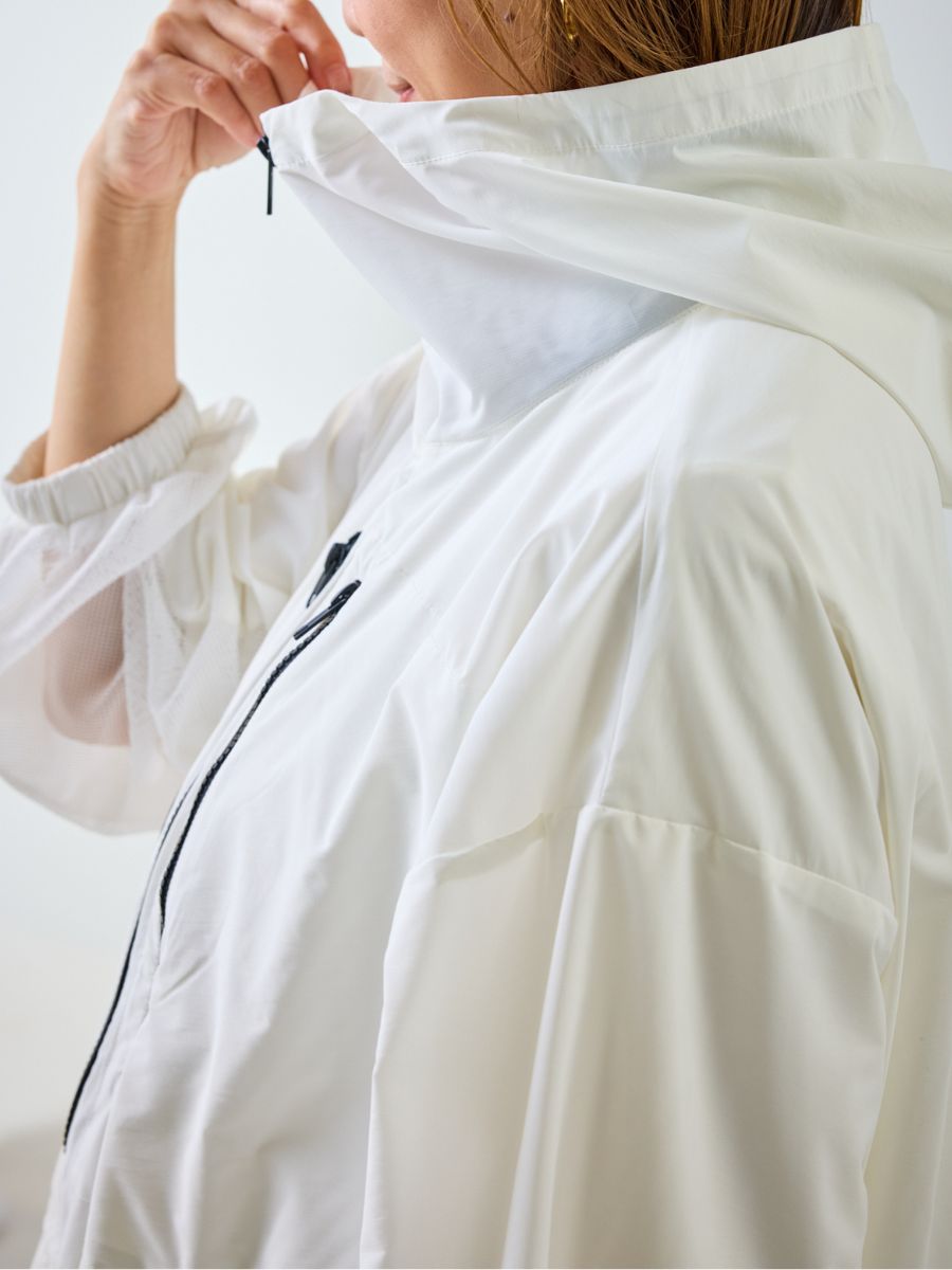 【Mewl】シアーUVカットパーカー/M262-43053