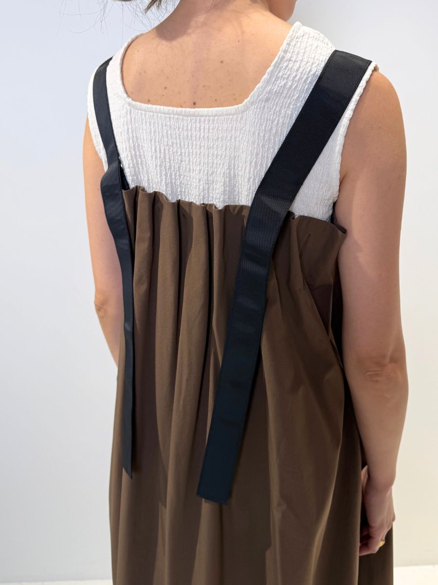 【Mewl】撥水タックプリーツワンピース/M262-58074