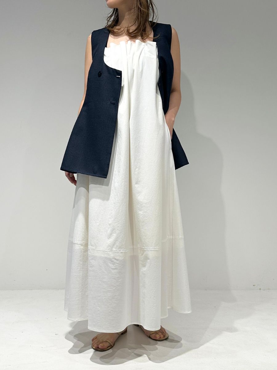 【Mewl】撥水タックプリーツワンピース/M262-58074