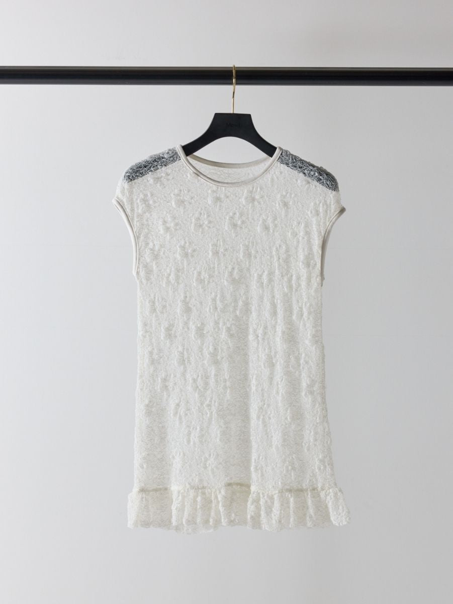 【Mewl】レースフレンチタンク/M262-83092