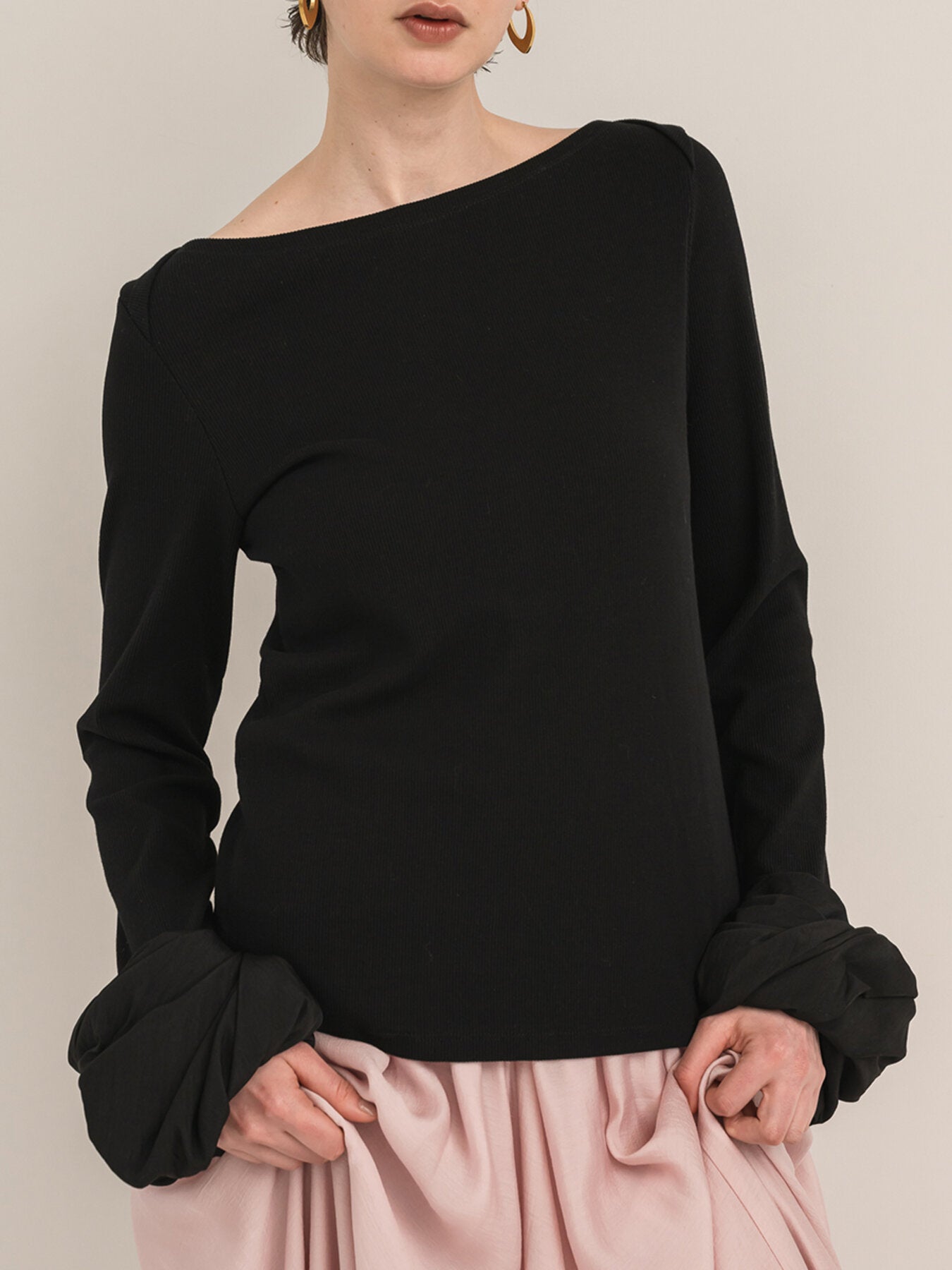 【Mewl】シュシュスリーブトップス/M263-88115