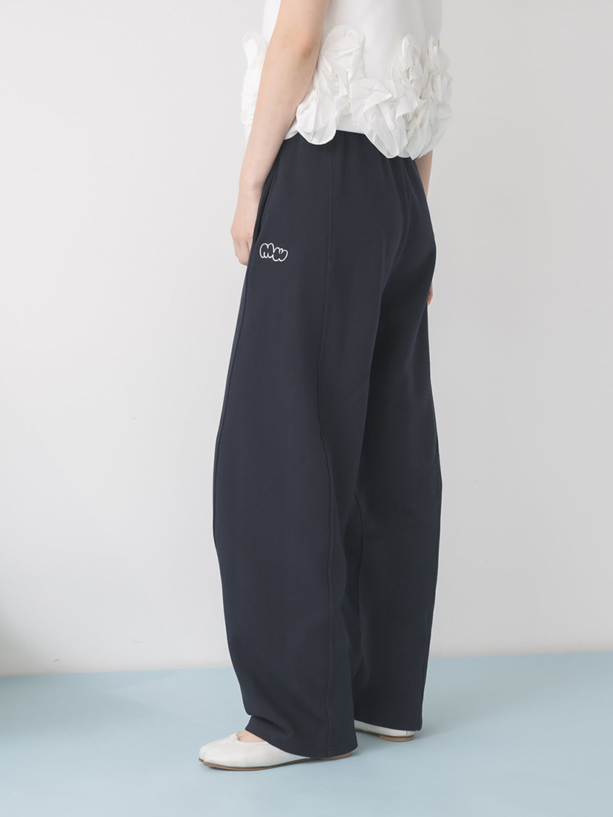 【Mewl】カーヴィースウェットパンツ/M264-38193