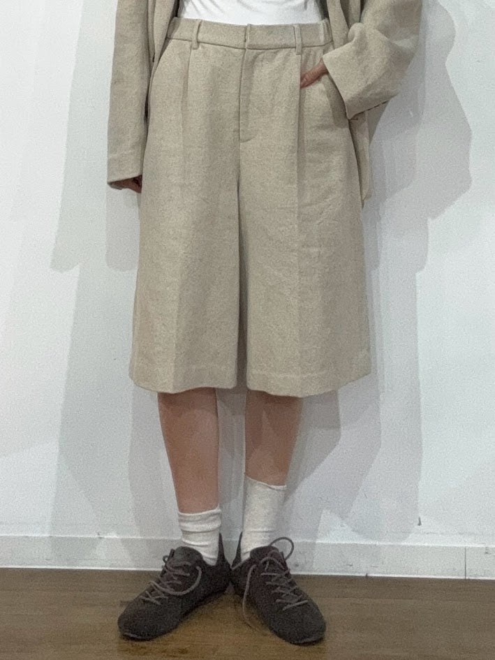 【PRIORITY】リネンハーフパンツ/P71057HW