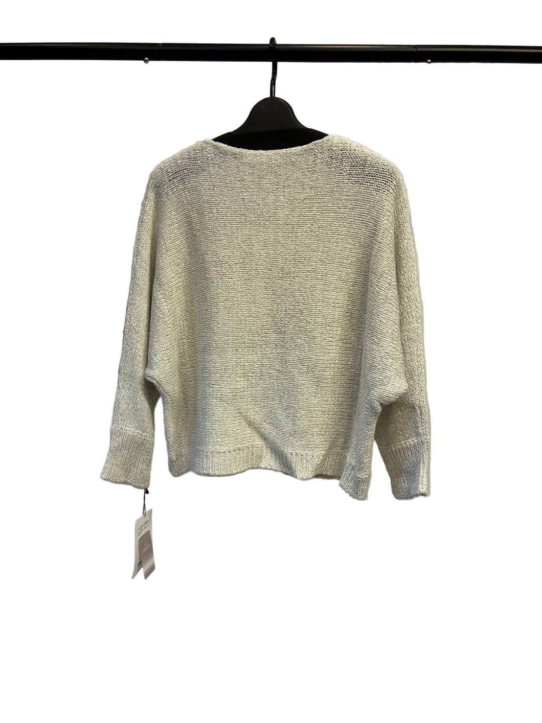 【C'EST MOI】3Gリネンテープロゴ刺繍ラメプルオーバー/11254359