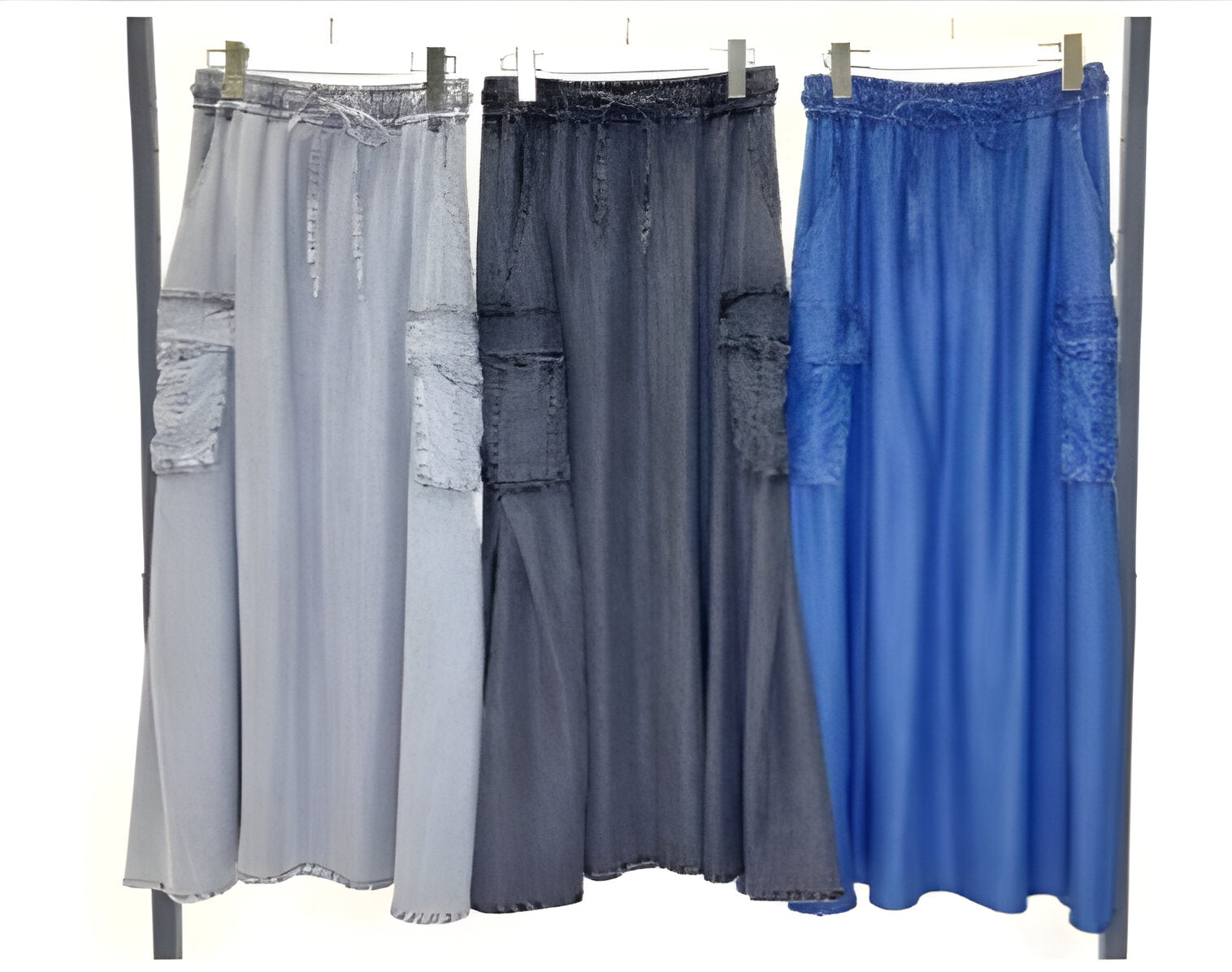 【SUGAR ROSE】テンセルデニムカーゴスカート/253032