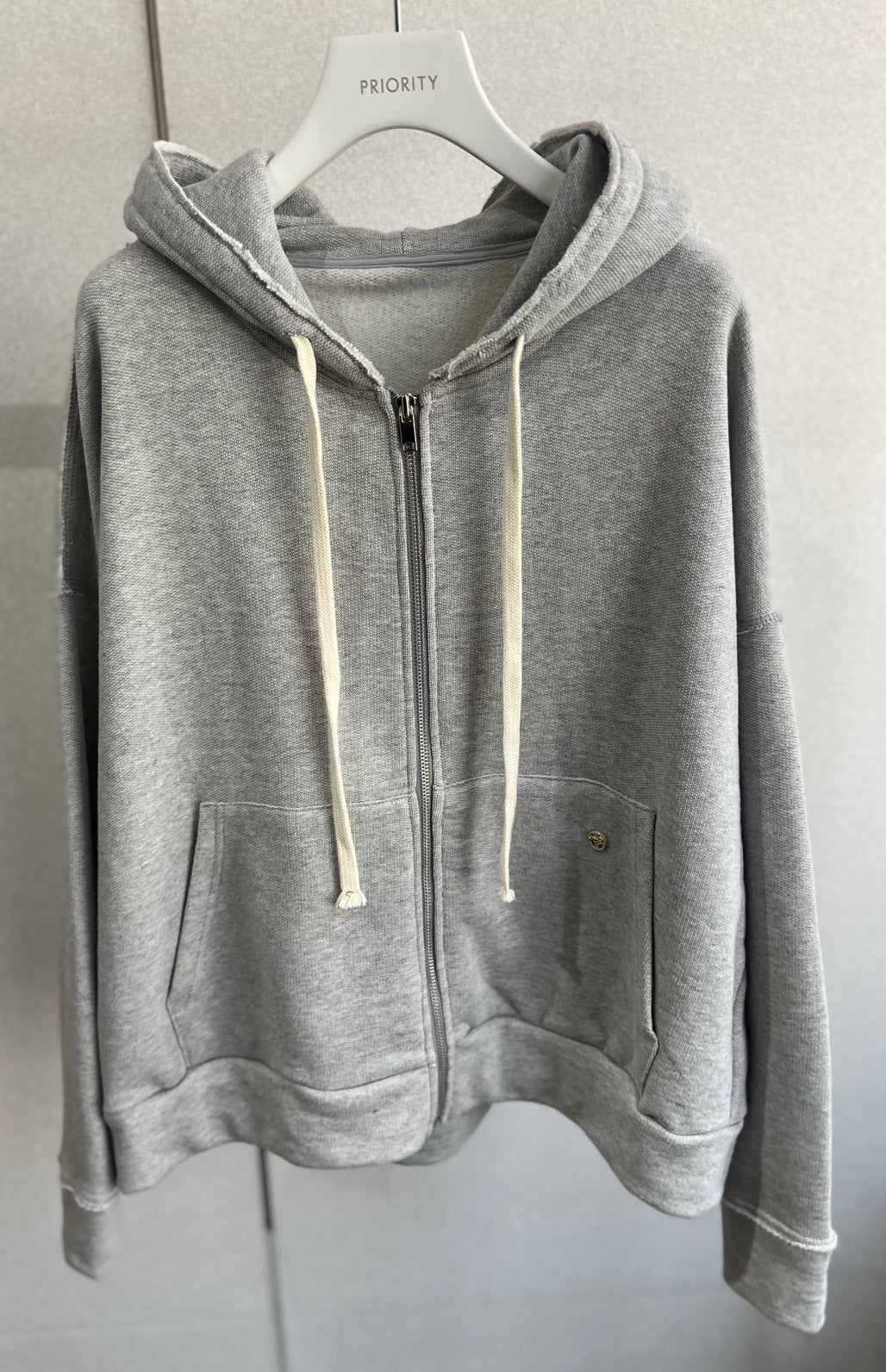 【PRIORITY】裏起毛ジップアップパーカー/P57028SP