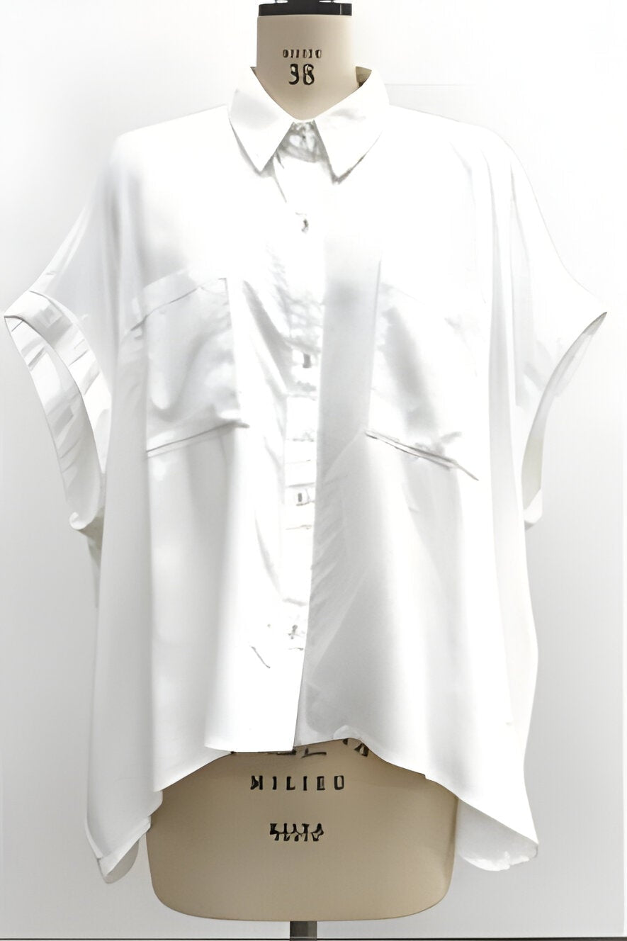 【CYNICAL】テンセルデニム×ジョーゼットシャツ/612-95130