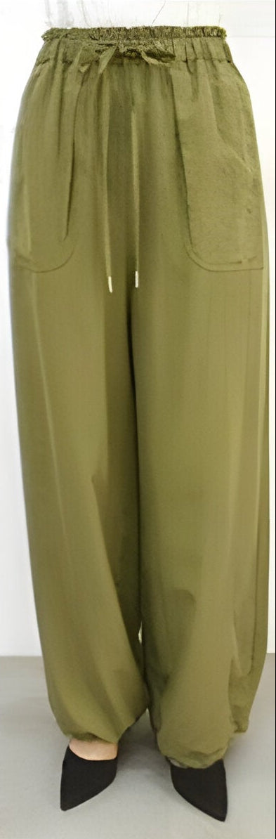 【CYNICAL】テンセル麻ワイドパンツ/612-96053