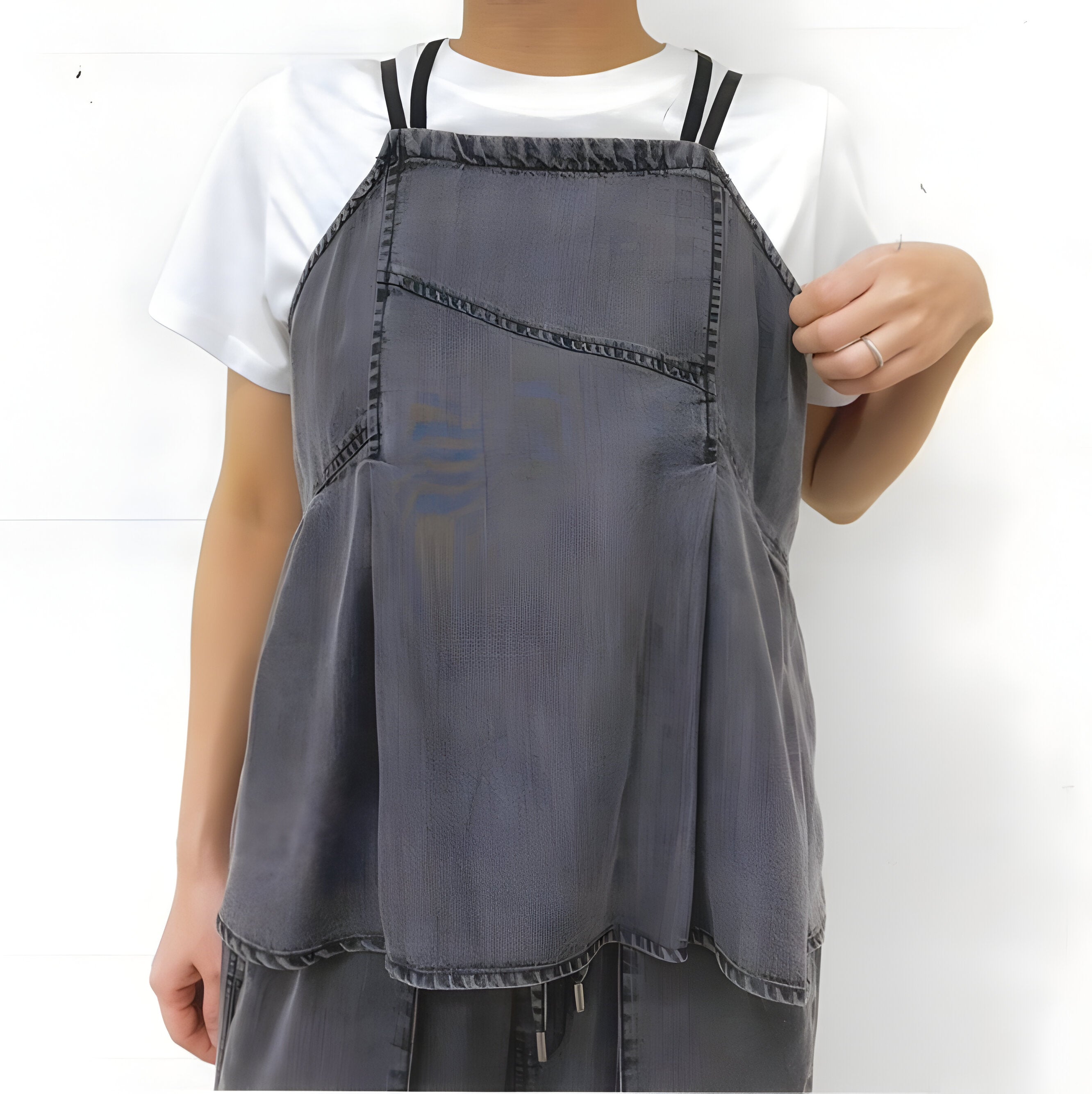 【CYNICAL】テンセルデニムバッククロスキャミソール/612-95087