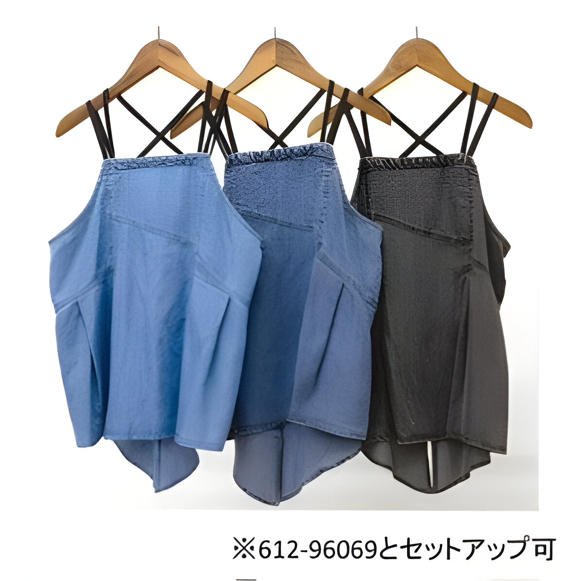 【CYNICAL】テンセルデニムバッククロスキャミソール/612-95087