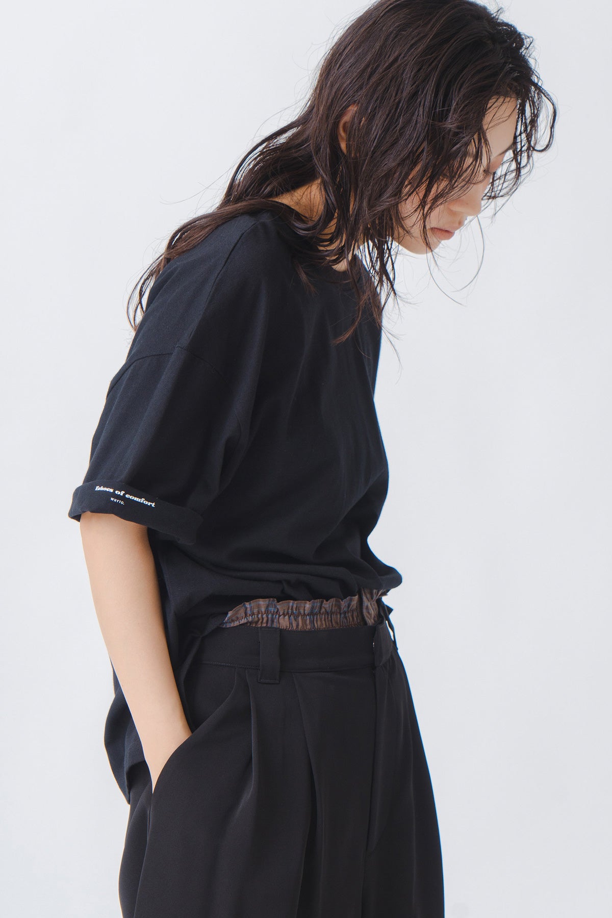 【WHYTO.】2wayプリントT "ranch"/WHT27HCS4035