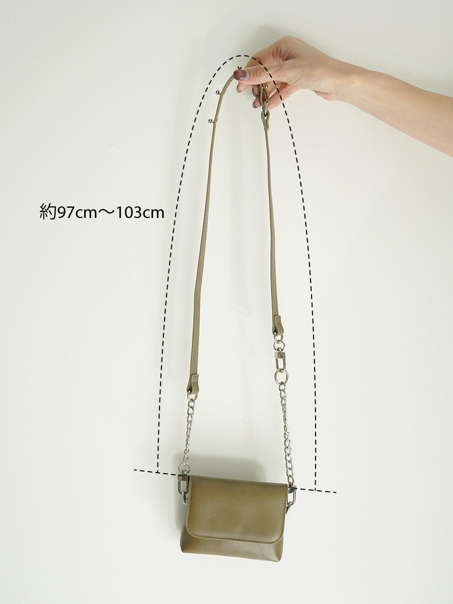 ペルチェ YENN】チェーンベルトポーチ/Y252-02057-3