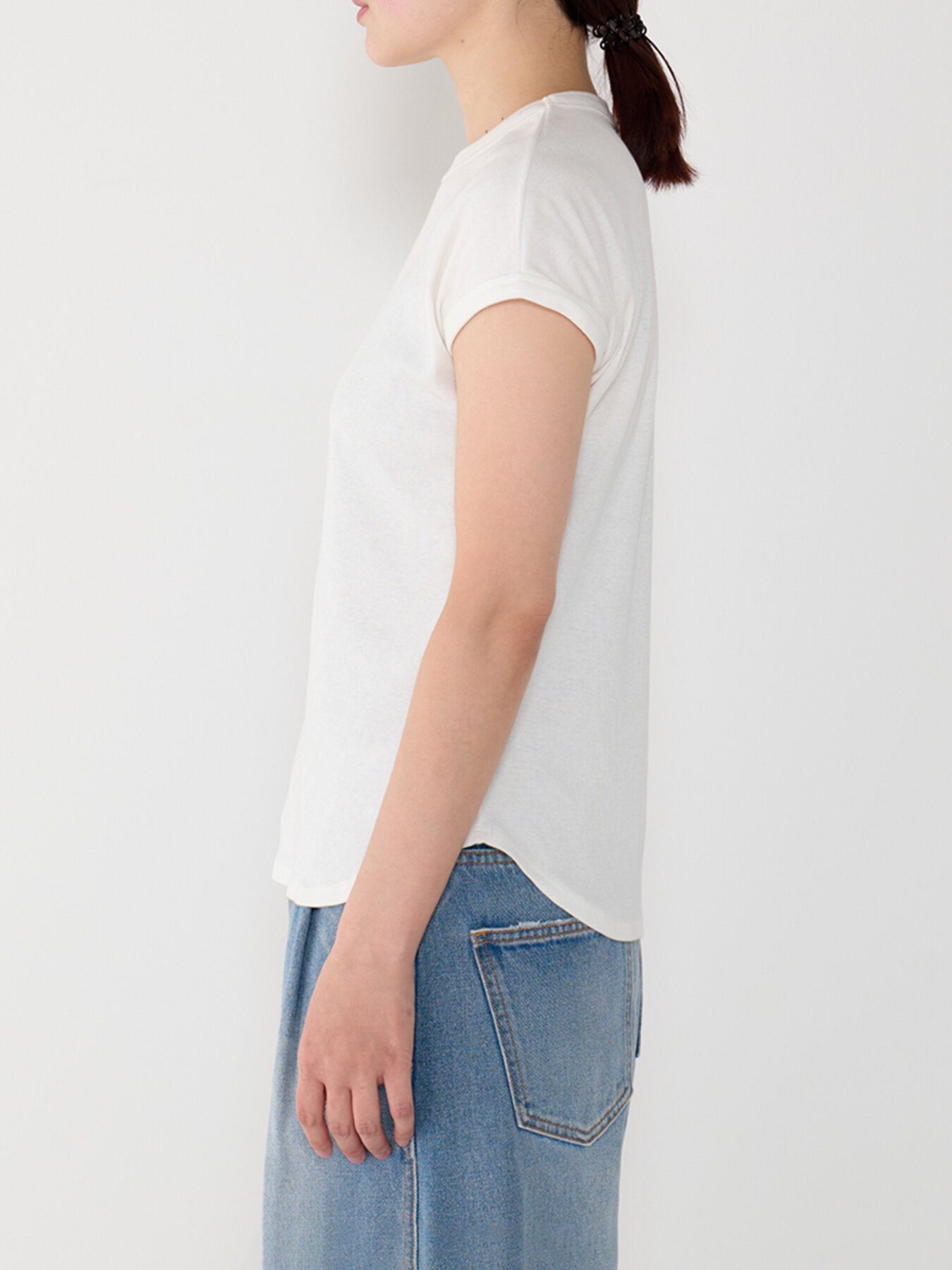 【再入荷予約】【YENN】ショートスリーブリブT/Y261-81025-3