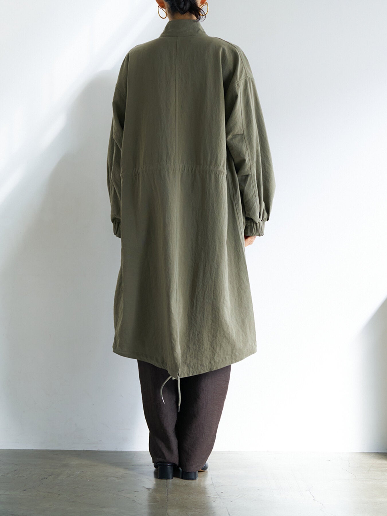 YENN】ウォッシュドロングコート/Y263-42090