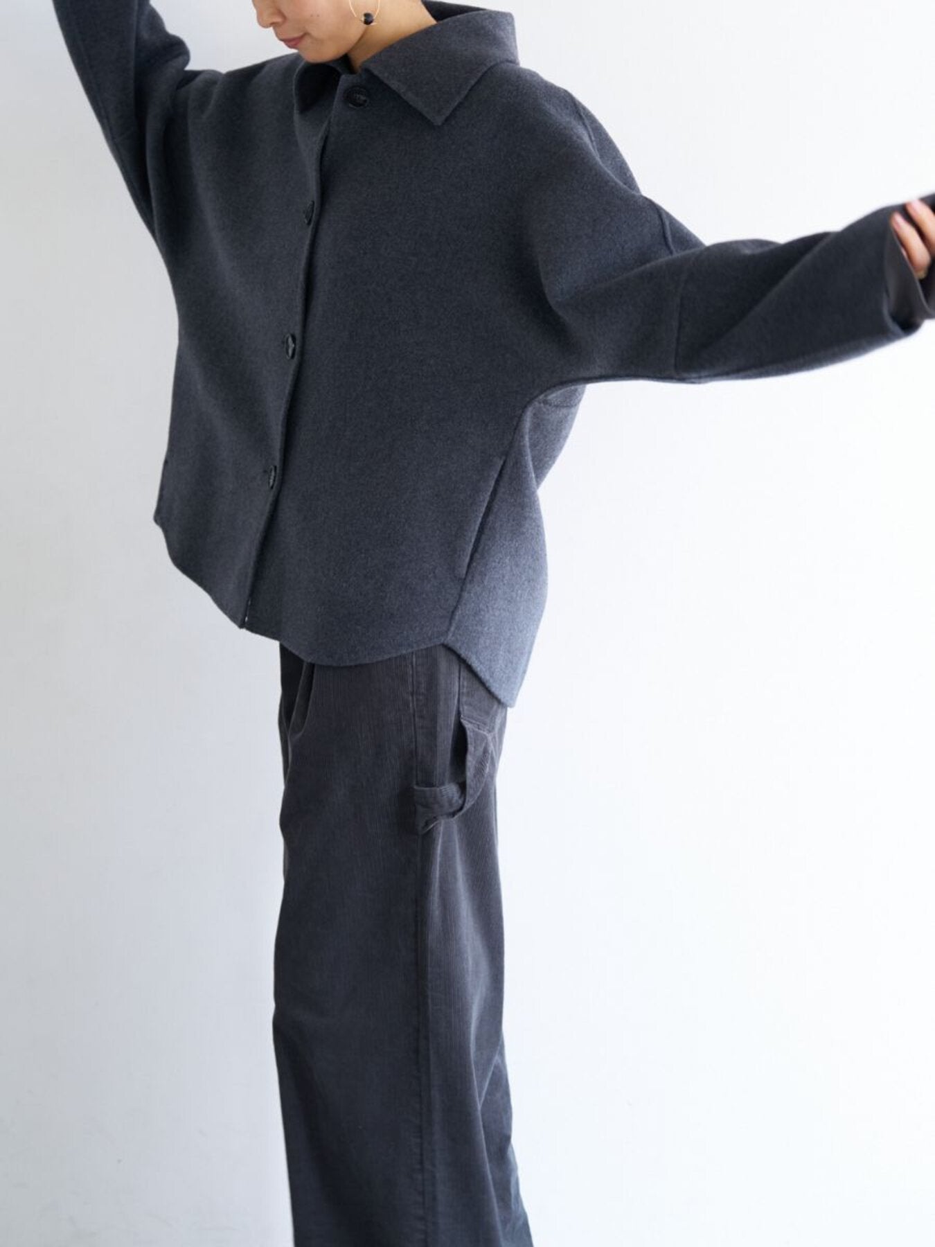 【YENN】ダブルフェイスカラードジャケット/Y263-71103