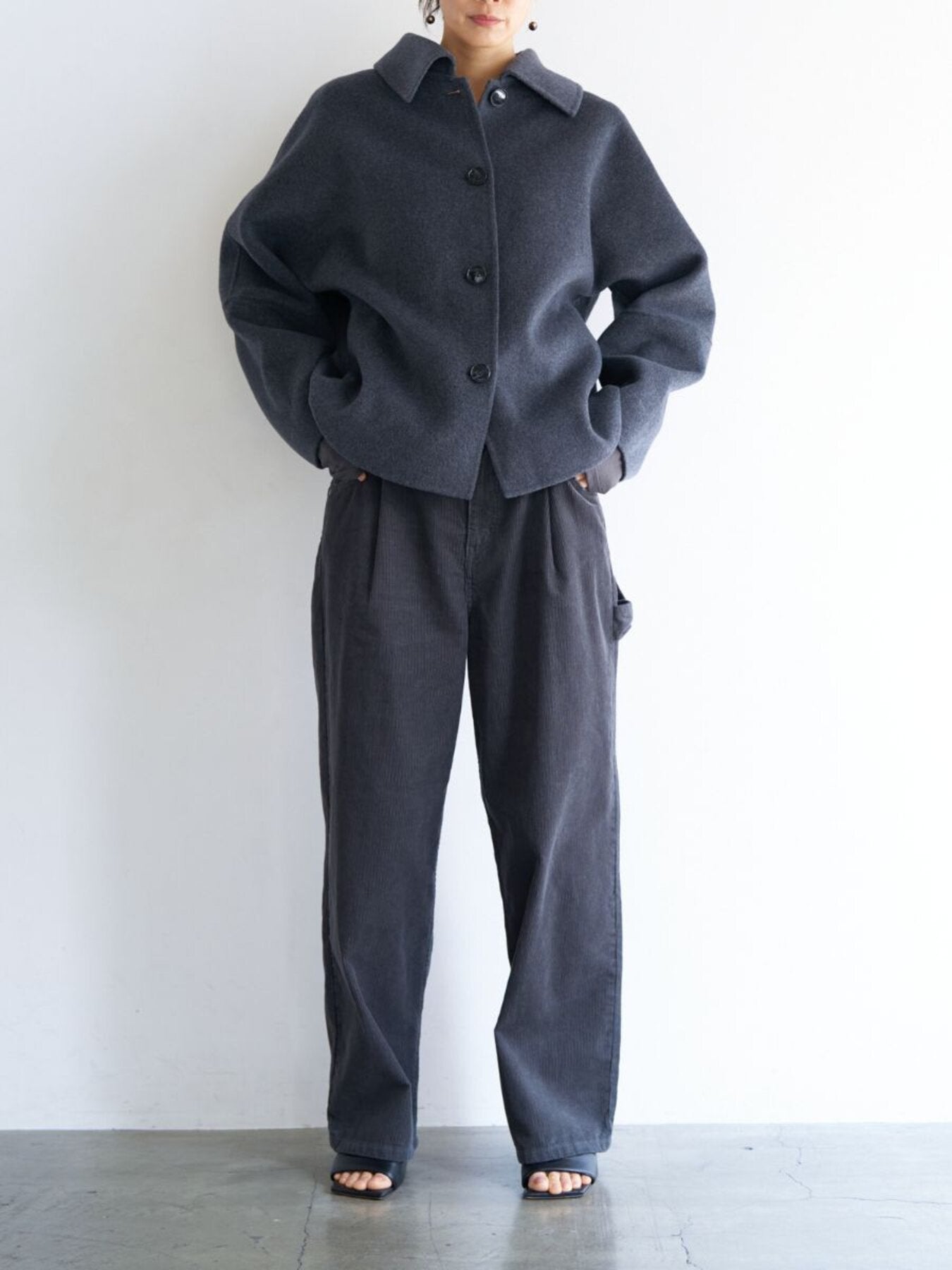 【YENN】ダブルフェイスカラードジャケット/Y263-71103