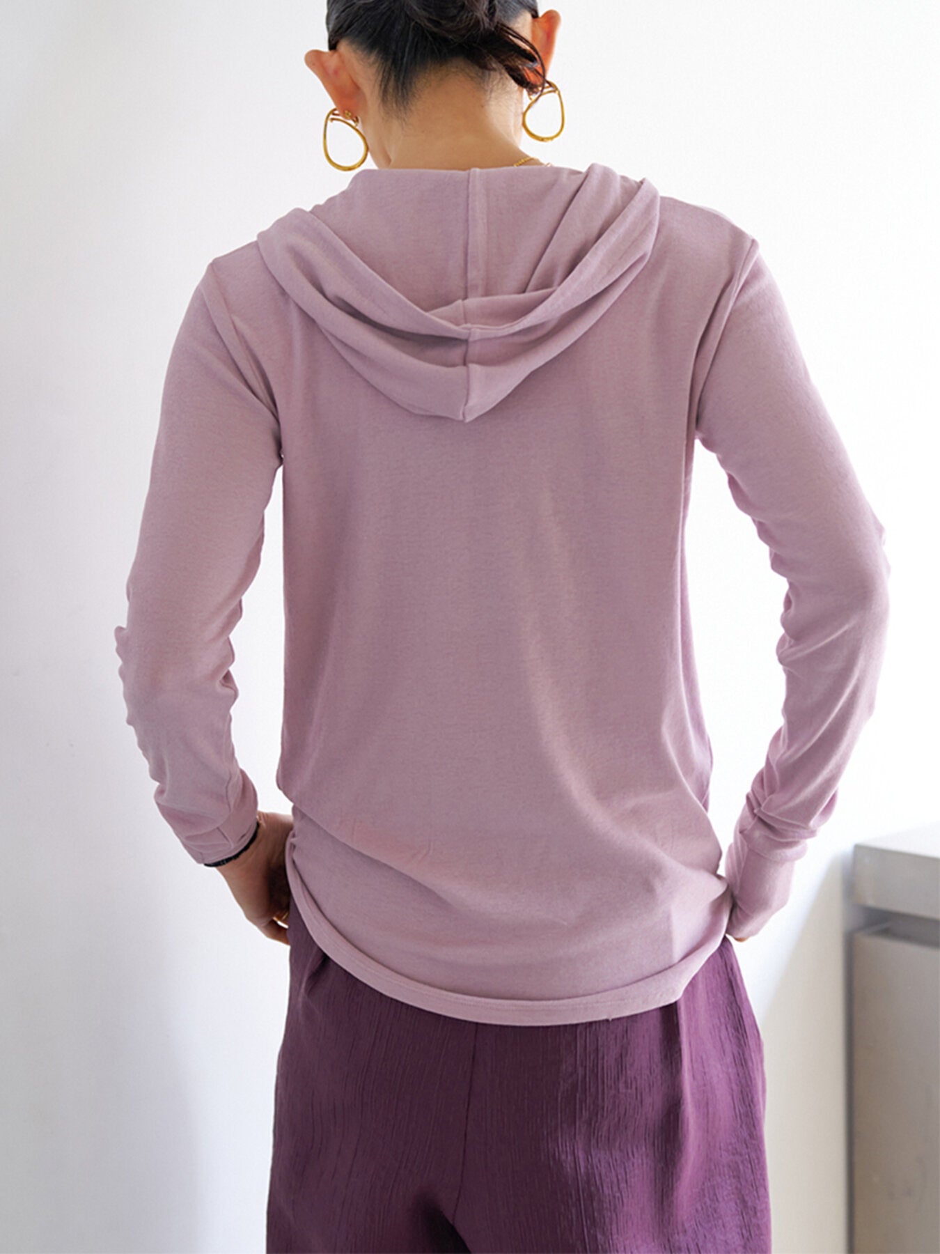 【YENN】ヘンリーフーディロングT/Y263-82085