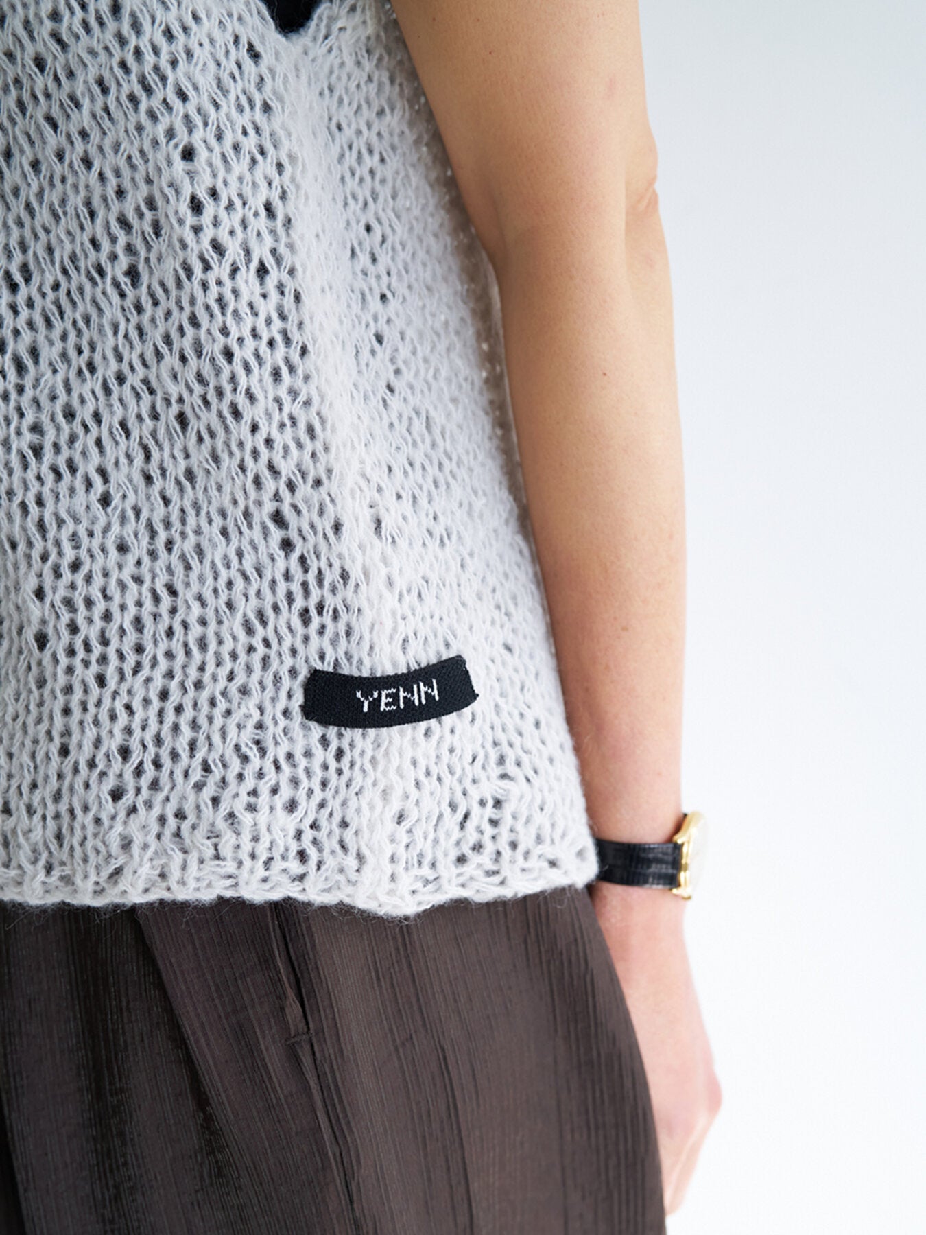 【YENN】モヘアハンドベスト/Y263-91100