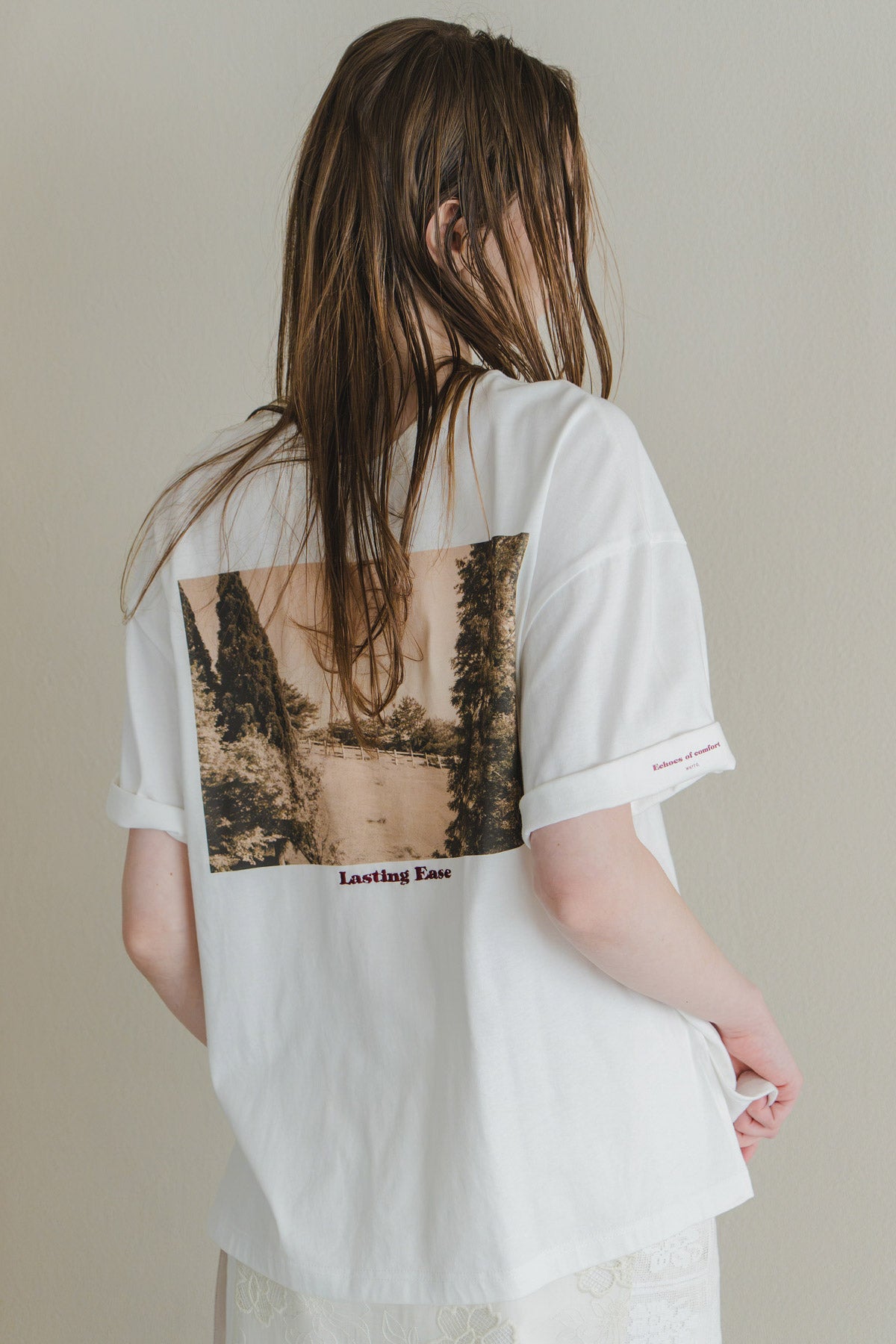 【WHYTO.】2wayプリントT "ranch"/WHT27HCS4035
