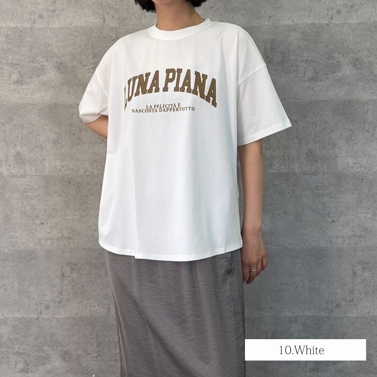【Anna Kerry】ハーフスリーブロゴTシャツ/85261915