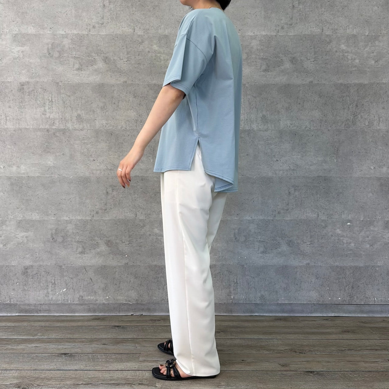 【Anna Kerry】ハーフスリーブロゴTシャツ/85261915