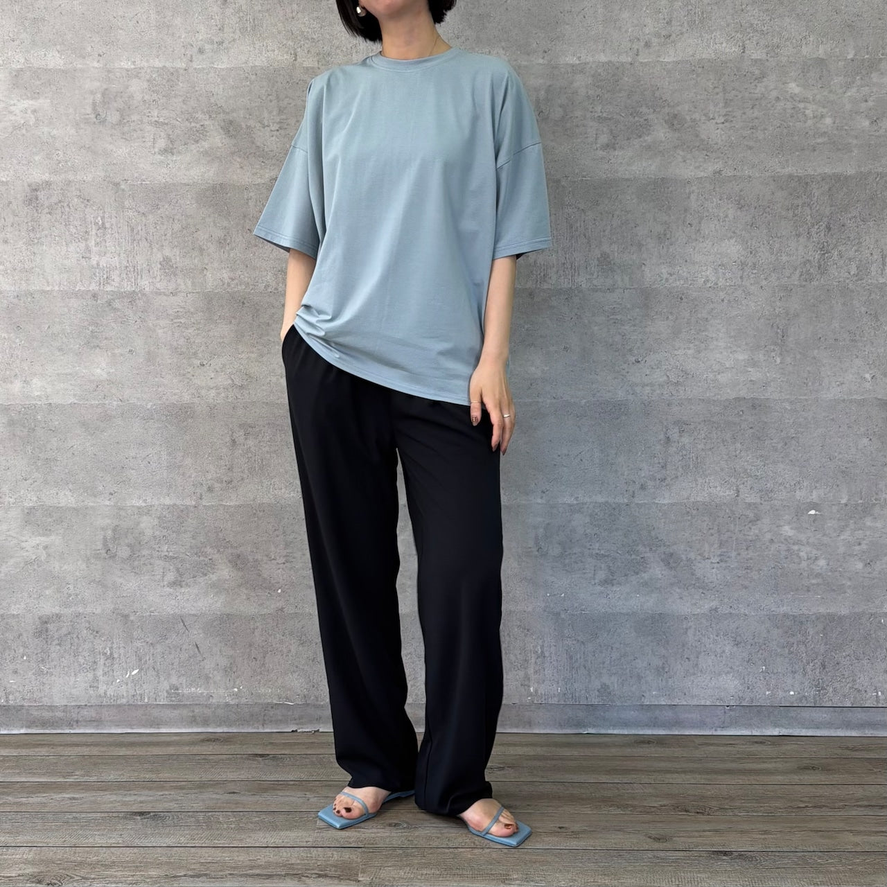 【Anna Kerry】バックネックロゴTシャツ/85261916