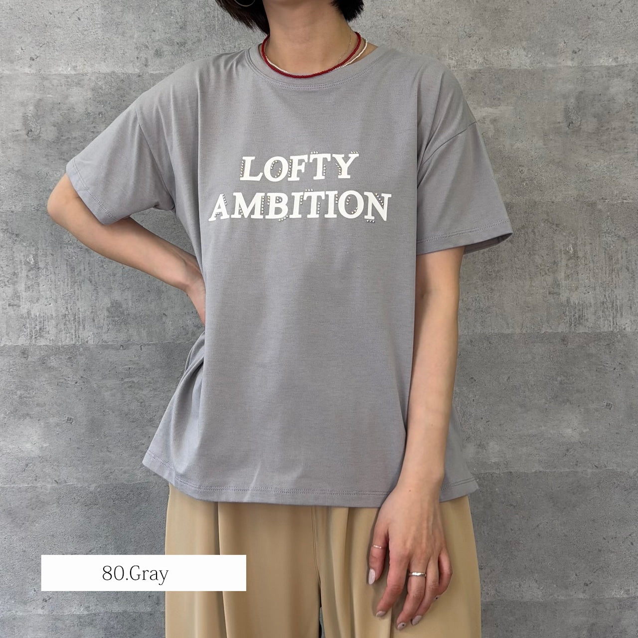 【Anna Kerry】ホットフィックスロゴTシャツ/85261926